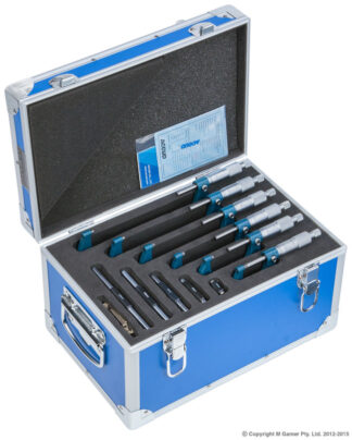 Accud - 150mm Metric Outside Micrometer 6 Piece Set
