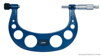 Accud - 100mm Outside Micrometer with Interchangeable Anvils