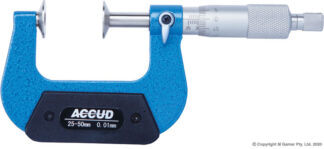 Accud - 25-50mm Outside Disk Micrometer
