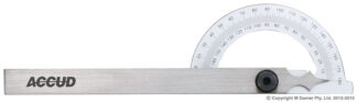 Accud - 180° Protractor & 150mm Combination Square