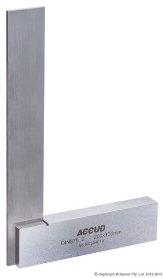 Accud - 200mm Wide Base Machinist Square