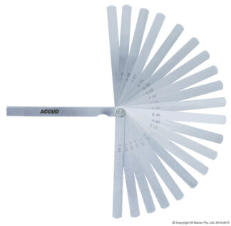 Accud - 150mm Feeler Gauge 20 Leave Set