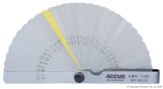 Accud - 0.0015" - 0.035" Feeler Gauge