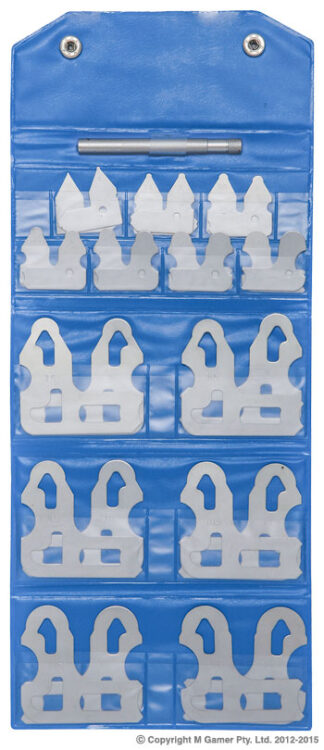 Accud - 0.5-13mm Radius Gauge Set