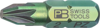 PB Swiss C6 192 CN2 Pozi PZ1 PrecisionBit Design E 6.3 (1/4") 2 Pack