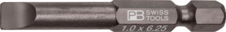 PB Swiss PrecisionBit Design E 6.3 (1/4") for Slotted Screws 1.0 x 6.25 x 24mm