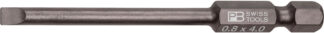 PB Swiss PrecisionBit Design E 6.3 (1/4") Long Blade for Slotted Screws 0.8 x 4 x 50mm