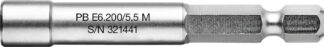 PB Swiss E6.200/5.5M Socket Wrench Bit Design E 6.3 (1/4") With Magnet
