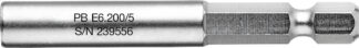 PB Swiss E6.200/5 Socket Wrench Bit Design E 6.3 (1/4")
