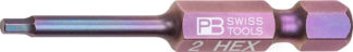 PB Swiss PrecisionBit Design E 6.3 (1/4") for Hex Socket Screws 2mm