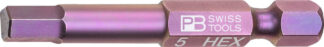 PB Swiss PrecisionBit Design E 6.3 (1/4") for Hex Socket Screws 5mm