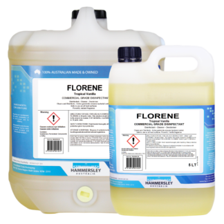 Florene Tropical Vanilla - Antiseptic/Cleaner/Deodoriser - 5 LT - Pack of 4