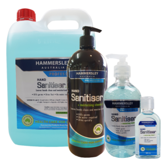 Hand Sanitiser Gel - Ethanol based Bacterial protection for hands - 5 LT - Pack of 4
