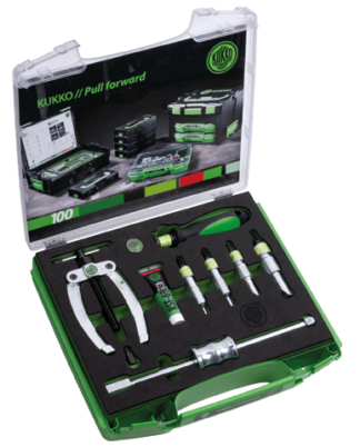 SET OF SLIDE HAMMER, COUNTER- STAY AND INTERNAL EXTRACTORS TO REMOVE BALL BEARINGS 6-30MM