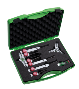 2-ARM /3-ARM PULLER SET WITH CLAWS F CONFINED-SPACES PLUS QUICK-ADJUSTING 100 + 200 MM JAWS
