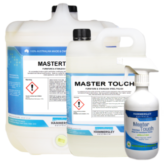 Master Touch - Stainles Steel & Timber Polish - 5 LT - Pack of 4