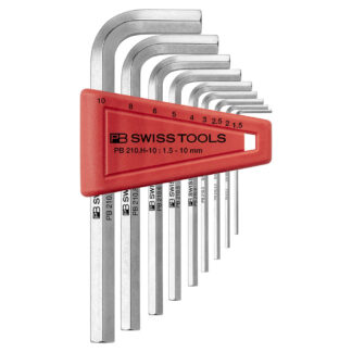 PB Swiss 9 Pce Metric Hex Key Set (1.5mm-10mm)