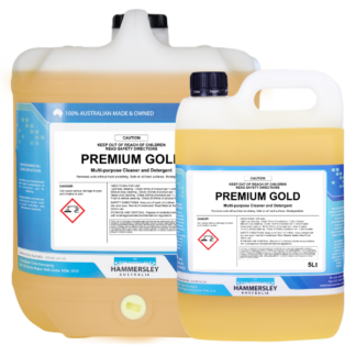 Premium Gold - Multi-Purpose Industrial Cleaner/Detergent - 5 LT - Pack of 4