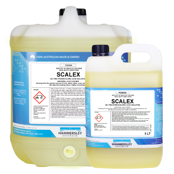 Scalex - Inhibited Acid Concentrate - 5 LT - Pack of 4