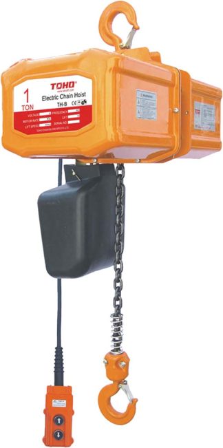 TOHO Electric Chain Hoist 1T/6M Three Phase 2 Speed