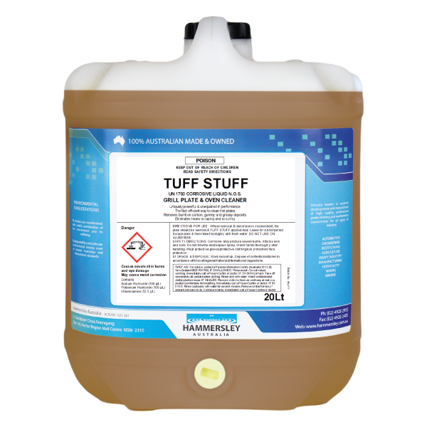Tuff Stuff - Grill & Hot Plate Cleaner - 5 LT - Pack of 4