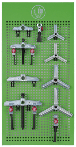 SET AN WALL PANEL "INDUSTRIAL" MECHANICAL 2-/+ 3-ARM PULLERS