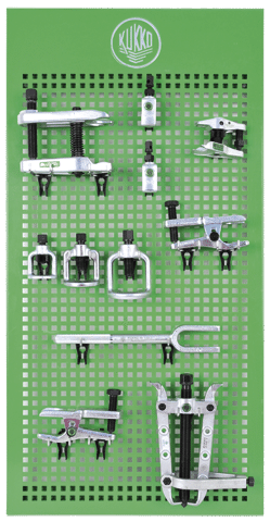 PASS. CAR STEERING TOOLS, SET UNIV. FOR ALL MAKES, ON PANEL
