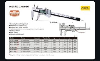 DIGITAL CALIPER (zinc alloy case)