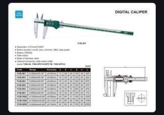 DIGITAL CALIPER (jaw length 200mm)