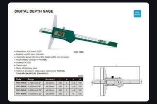 DIGITAL DEPTH GAGE (base length 100mm)