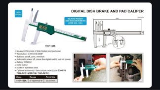 DIGITAL DISK BRAKE AND PAD CALIPER