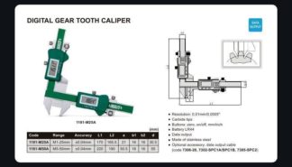 DIGITAL GEAR TOOTH CALIPER