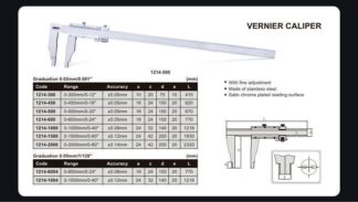 VERNIER CALIPER (jaw length 100mm)