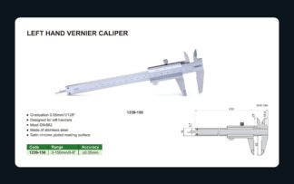 LEFT HAND VERNIER CALIPER