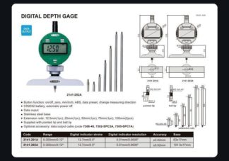 DIG DEPTH GAGE BASE 101.5X17MM