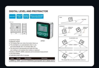 DIGITAL LEVEL AND SLOPE METER