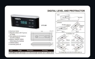 DIGITAL LEVEL AND PROTRACTOR