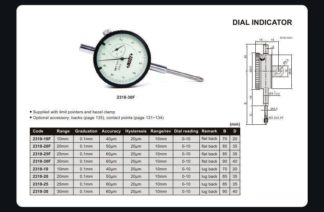 DIAL INDICATOR (lug back)