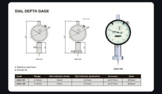 DIAL DEPTH GAGE