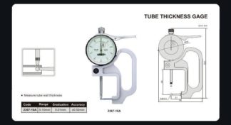 TUBE THICKNESS GAGE