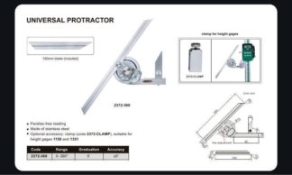 CLAMP FOR HEIGHT GAGE (internal dimension 26x9.5mm/1.023x0.374”)