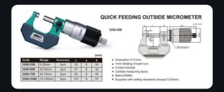 QUICK FEEDING OUTSIDE MICROMETER