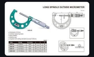 LONG SPINDLE OUTSIDE MICROMETER