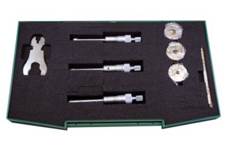 THREE POINTS INTERNAL MICROMETER SET (with setting rings)
