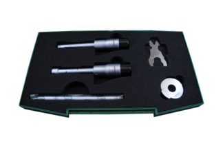 THREE POINTS INTERNAL MICROMETER SET (with setting rings)