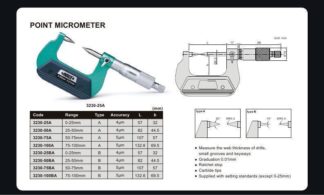 POINT MICROMETER - INSIZE 3230-3 2-3"