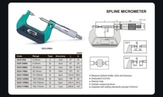 SPLINE MICROMETER (10xΦ3mm)
