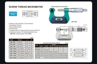 SETTING STANDARDS FOR SCREW THREAD MICROMETER 55°