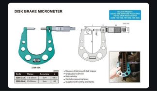 DISC BRAKE MICROMETER - INSIZE 3288-2 1-2"