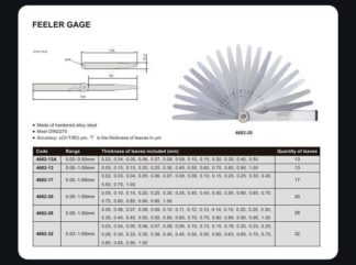 FEELER GAGE (length 100mm)